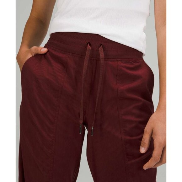Lululemon Red Merlot Dance Studio Jogger Pants Size 4 - Picture 3 of 7